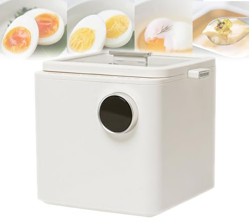 Electric 4 Egg Boiler, MINI Automatic Smart Egg Cooker With 6 Hours Timer, 5 Reservation Mode Small Microwave Oven, With Auto Power-Off, for Eggs, Bread, Cake, Soup