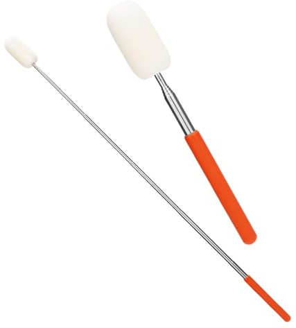 2uds Esponja en Palo para Cerámica, Retráctiles Esponja para Cerámica para Limpiar el Exceso de Agua de Cerámica Alta o Estrecha (Grande, se Extiende hasta 72cm)
