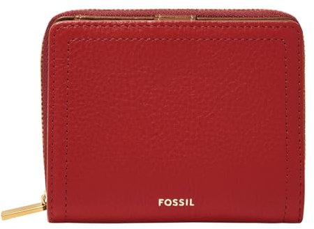 Fossil Damen Logan Reisezubehör-Bi-Fold-Brieftasche, Rubinrot, 11.13 cm L x 2.54 cm W x 8.89 cm H