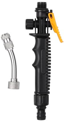 Hochdruck-Schlauchdüse, Strahldüse mit Abnehmbarem Schlauch, Autolack-Reinigung, Hochdruckreiniger-Schlauchaufsatz für Holz, Ziegel, Beton, Kunststoff, Glasreinigung (30cm)