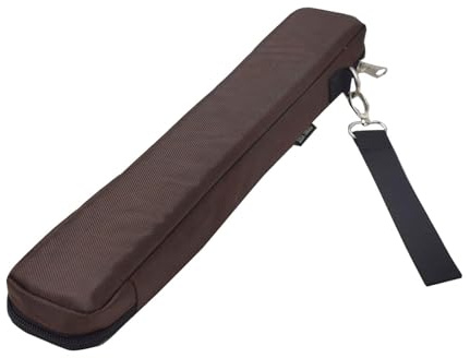 perfeclan Tasche für Dirigierstäbe, Aufbewahrungskoffer für Spielführungsstäbe, Aufbewahrungsbox, stabil, Halter für Orchesterleiterstäbe, Dirigierspieluhr