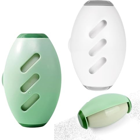 Pack of 2 Washable Pet Hair Remover Lint Roller, Compact Portable for Clothes, Sofas & House Dust, Reusable Washable Tape Solution for Pet Hair
