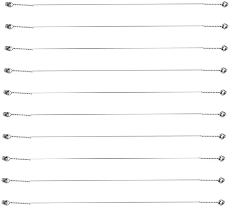FytStycale Set of 10 Cheese Cutting Wires Stainless Steel for Cake And Cheese, Multi, 6 inch