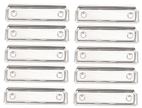 KICHOUSE Metall Schreibtafel Clips 10cm 15 Stück Befestigungsklammern Langlebig Für Schule Büro Notizen