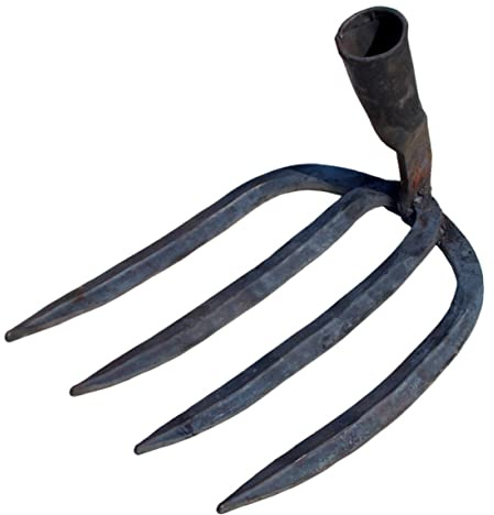 TOYANDONA Rastrillo De Dientes Martillado Herramienta De Jardinería Rastrillo Metálico Grande para Jardín