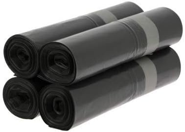 Bolsas de basura 240L Negro x100 - Ultra Resistentes 30μ - Cocina, Oficinas, Uso diario, Cierre fácil (240L, 30μ)