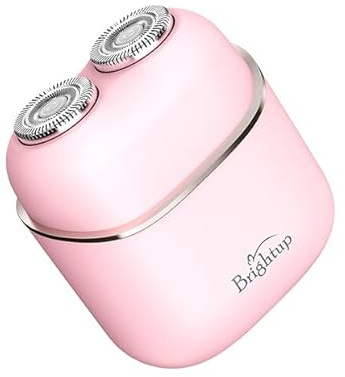 Brightup Rasoir Visage Electrique pour Femme, Étanche, Recharge USB-C, Doux et Rapide Rasoir Électrique, Epilateur Visage pour Les Lèvres Supérieures, Menton et Joues, Rouge