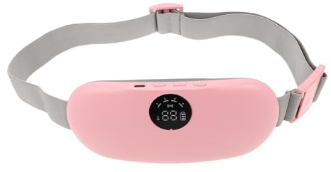 Hemobllo Cinturón Térmico Menstrual Recargable Con Calor Rápido y Masaje Vibratorio Para Cólicos, Soporte Portátil Para Abdomen y Espalda Durante El Período Para Mujeres