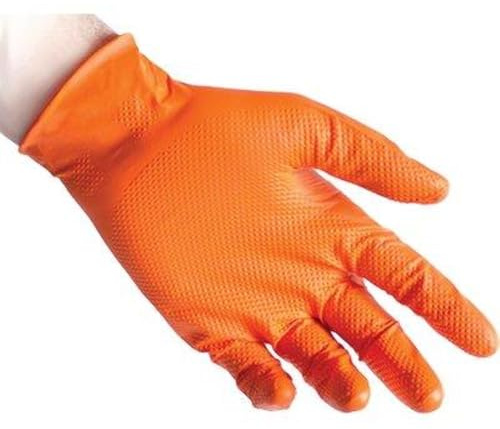 CF GUANTO NITRILE MONOUSO ARANCIO N85 REFLEXX GR 8,4 AQL 1,5 SENZA POLVERE CF=PZ 50 XL
