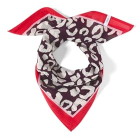 Cecil Damen 5706513 Bandana mit Struktur und Leo-Print (1er Pack)