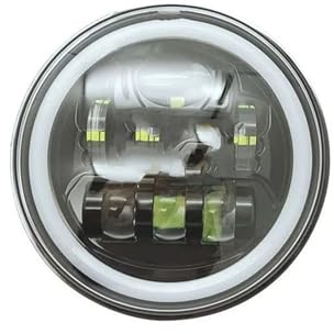 KIRYU Faro Redondo Faro Delantero De 7 Pulgadas Para Motocicleta Para Royal Para Enfield Himalayan 400, 411, 650 Y 350 Cafe Racer
