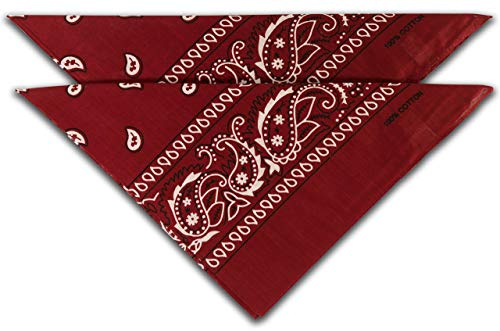 fashionchimp Nicki-Halstuch aus 100% Baumwolle im 2er Set, Unisex Bandana, AZO-Frei