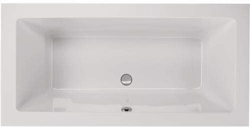 Acryl rechteck Badewanne Lupor 180 x 90 x 49 cm weiß Wanne Styropor Wannenträger Körperformwanne (mit Wannenträger)