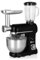 Topmatic Küchenmaschine 5 Liter mit Zubehör - 1800 W - Teigknetmaschine, Zerkleinerer, Fleischwolf, Universal Multifunktions Küchenmaschine, Standmixer, Edelstahl, Rührgerät, PKM-1800.1BG, Schwarz