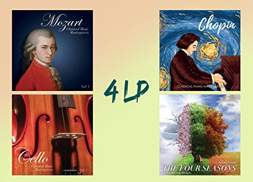 4 Vinyls Klassische Musik : Mozart , Chopin , Vivaldi , Cello [Vinyl LP]