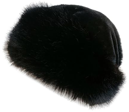Asudaro Russische Kunstpelz Wintermütze, Frauen Pelzmütze, Warme Kunstfuchs Pelzmütze Winter Frauen Pelzmütze Kunst Pelz Mütze Skimütze Plüschhüte Für Reisen, Einkaufen, Familie