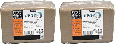 Pebeo 766303 White Modelling Clay,18 x 13.6 x 11.4cm (Pack of 2)