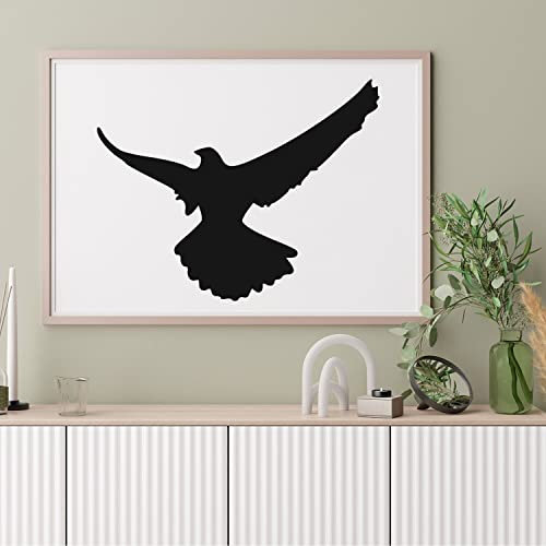 Schablone im Adler Vogel Größe: 21 x 29 cm v14 Design