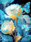 croshom Blumen Diamond Painting, Rose Diamant Painting Bilder Erwachsene, 5D Diamend Painting Blumen Bilder als für Geschenk Zuhause Wanddekoration 30x40cm