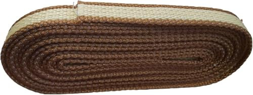 Cintino per Finestra Avvolgibili in Polipropilene Super Resistente 7,5 Metri di Lunghezza Made in Italy Corda per Finestre e Porte – Larghezza 20 mm – (marrone/giallo paglierino)