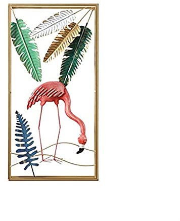 Wandskulpturen, Wanddekorationen für die Familie, Wandskulptur, Wandkunst aus Metall, Wandskulptur aus Metall, Wanddekoration, Flamingo, fliegende dekorative Figuren, Kunst zum Aufhängen an der Wand i