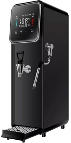 Hlixzoy 50L Commercial Steam Milk Frother, Appointment Timer Steam Step-By-Step Water Frother, Electric Fully Automatic Steam Water Frother, Suitable for Tea And Coffee Shops