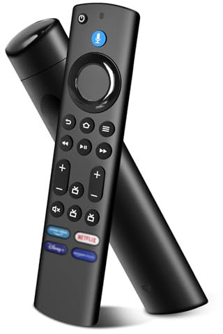 Replacement Voice Remote Control for AMZ Fire Stick TV (2nd Gen, 3rd Gen, 4K, 4K Max, Lite, HD) for Stick Cube (2nd Gen, 3rd Gen) with Four Shortcut Keys and Bluetooth Functionality
