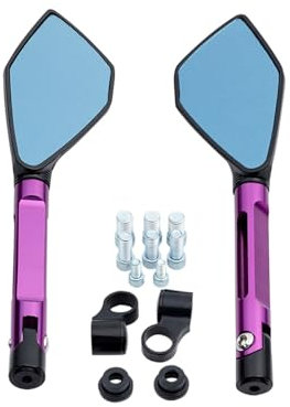 Lenkerendenspiegel Universal Motorrad Rückspiegel Lenker Rückspiegel Seitenspiegel Für K&AWASAKI Für Z900 Für Z800 Für ER6N(E)