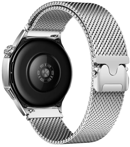 ZZMY Uhrenarmband 22mm Edelstahl Kompatibel mit Garmin Venu 3 45mm/Venu 2 45mm Armband Kompatibel mit Huawei Watch GT7/GT6/GT5/GT4/GT3 46mm Armband Magnet Milanese Loop Uhrband