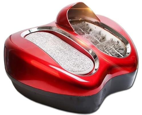 DOJBK Nettoyeur Automatique de Semelles de Chaussures, entièrement Automatique, Brosse à Eau Intelligente pour Semelles de Bottes et Chaussures, équipement de Nettoyage de Chaussures pour la Maison