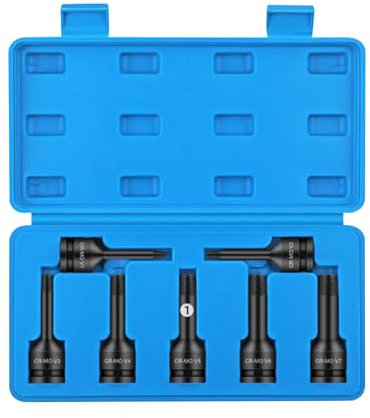 Ensemble d'extracteur à vis plaqués en titane en or, La dureté est de 80 HRC, modèle HSS 6542, outil de retrait à la vis à vis, un ensemble de bits généraux à longue durée pour les vis dénudé