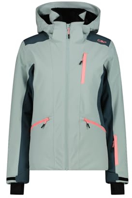 CMP Woman Jacket Zip Hood | Clima-Protect-Membran, Schutz vor Nässe, Feel-Warm-Flat-Wattierung, leichte Wärmeisolierung