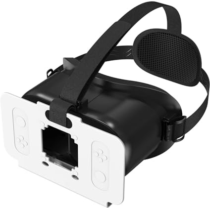 LICHIFIT VR Headset für Nintendo Switch 2 (2025), Switch 2 Virtual Reality VR Brille 3D Brille mit Pupillen- und Objektabstand Einstellbare HD-Objektive und Komfortabler Kopfgurt