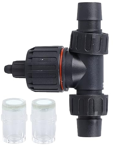 Externt akvarium CO2-diffusor Effektiv säker yttre tank koldioxidförstoftare Plast 12 mm fisktanktillbehör med 2 raffineringstillbehör