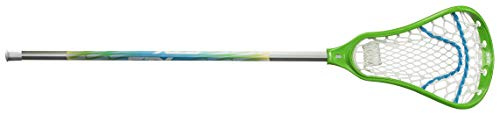 STX Lacrosse Fortress 100 Complete Stick with Crux Mesh Pocket, Lizard