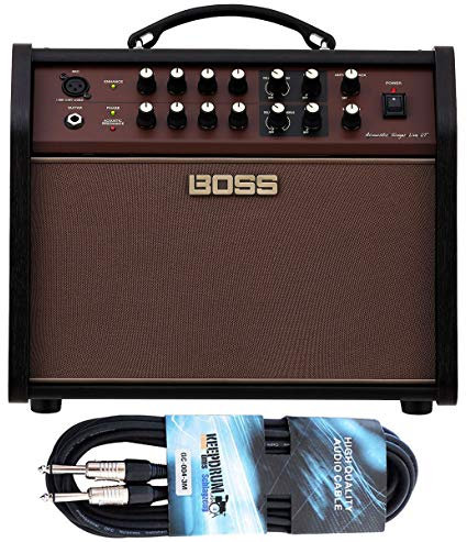 Boss Acoustic Singer Live LT Amplifier + Keepdrum Jack Cable 3 m