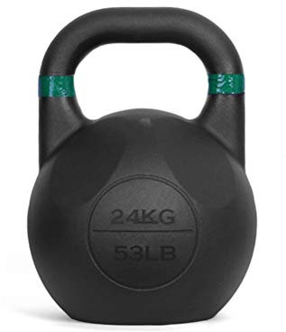 Kettlebells AGYH Schwarzem Gusseisen, Professionelles Krafttrainingsgerät Rudern Mit Kreuzheben, 2 Modelle, 8-24 Kg (Color : Style2, Size : 24kg/52.9lb)