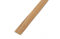 Dalsys Profilo di transizione piatto 90cm x 35mm da avvitare con materiale di fissaggio, in alluminio anodizzato, rovere