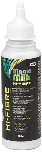 Koko Sellador de neumáticos OKO Race Magic Milk Hi - FIBRA 250 ml adaptador PRESTA