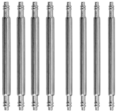 WOCCI 8 Stück Federstege für Uhrenarmbänder, Edelstahl Uhrenstifte, 4 Stück mit je 1,5mm und 1,8mm Durchmesser