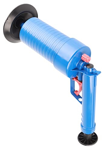 Piston de Toilette, Déboucheur de Vidange avec 4 Ventouses de Taille Haute Pression Pistolet de Vidange D'air pour Salle de Bain, Cuisine, Baignoire, Toilette, Siphon de Sol
