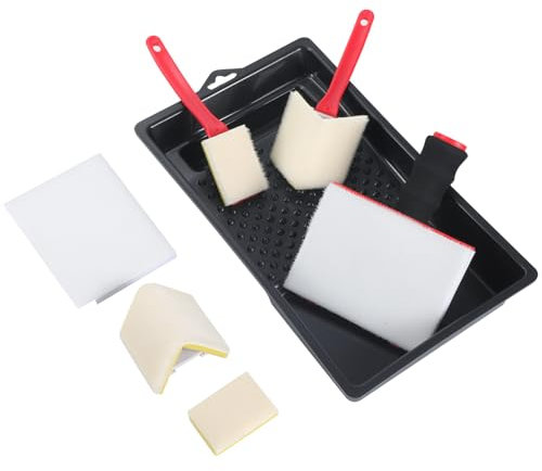 Paint Edger Trimmer with Pad Refills,Corner Walls & Ceilings Painter,Trim and Touch Up Painter with Refill Pad, Edger Applicator for Flat Surfaces