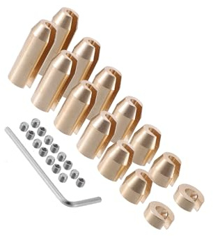 VekAuto Brass Wheel Spoke Balance Weights Refill / 14pcs/Set/Gold Tone Auto Accessories