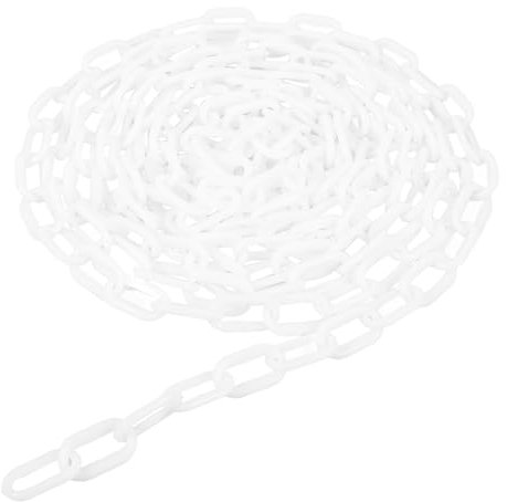 FUNOMOCYA Kunststoff-sicherheitskette Für Menschenmengen-kontrolle Absperrkette Mit Verstellbarer Flexible Befestigung Sichtbare Warnfunktion