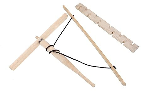 Gogogmee Drill Fire Tool for Outdoor Camping Double Drill Friction Fire Starter for Hiking Survival and Emergency Situations