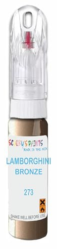 SCOOBYS PAINTS BACK IN THE MIX Paint Touch Up Pen For Lamborghini Bronze 273 Scratch Removal Car Repair