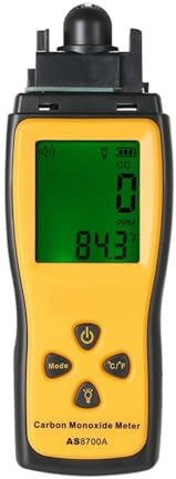 Detector de Gases, Medidor de monóxido de Carbono portátil con Pantalla LCD y Sonido de Alta precisión