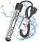 Generic Portable Water Heater, Immersion Heater, 2500W, Black, Stainless Steel, 240V, Heats 5 Gallons in Minutes