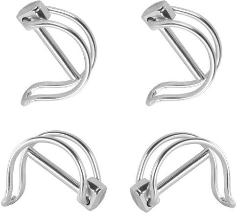 Copiglie a ribalta per tubi, 8 x 50 mm Perno di sicurezza, con chiusura a scatto, zincato Copiglie, bulloni di sicurezza, per fattoria, prato, giardino, 4 pezzi