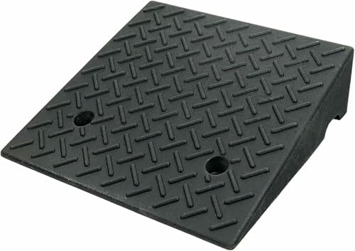 LASDERTV Rampa in Gomma 15 Cm Rise, Rampa per Auto Portatili, Rampe per Autostrada Pesanti, Rampe di Soglia per Sedie A Rotelle Motocicletta Scooter Tosaerba Biciclette